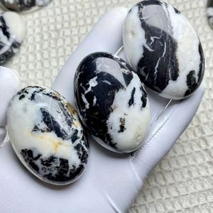 Natürlicher Kristall Rohstein Heißkompresse Spielstück Halbedelstein Feder Fluorit Ovaler Speckstein China Hochzeit Geburtstag - Product Image 6