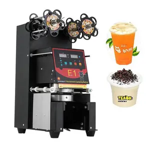 Автоматическая машина для запечатывания стаканчиков для напитков, машина для запечатывания стаканчиков для завивки желейных стаканчиков
