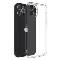 Funda de Teléfono de Diseño de Lujo con Carga Inalámbrica Ecológica de TPU Transparente Resistente a Golpes de Fábrica para 17/15/14/13/12 Pro Max/Mini
