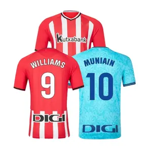 Custom 2023 2024 Bilbaoคลับเสื้อฟุตบอลกีฬาAduriz Guruzetaวิลเลียมส์PAREDES BERENGUERเสื้อฟุตบอล