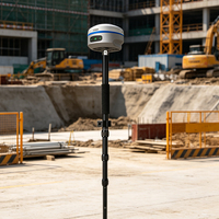 Bastón de Topografía GNSS GPS de Aleación de Aluminio RTK de 1.8m con Nivel de Burbuja Central para Medición Topográfica
