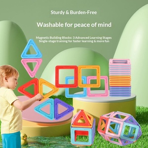 Nuevos <span class=keywords><strong>Bloques</strong></span> de Construcción Magnéticos, <span class=keywords><strong>Bloques</strong></span> Magnéticos Tipo <span class=keywords><strong>Minecraft</strong></span>, Set de Viaje para Niños de 3 a 12 Años, Certificados, Piezas Inteligentes - Product Image 6