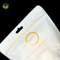 Sacs en mylar à zip-lock BOPP mat à impression personnalisée, retenue à glissière transparente sur un côté, pour emballage transparent d'alignement