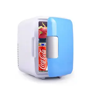 Taşınabilir Mini 4L buzdolabı soğutma isıtma dondurucu otomatik güç depolama friger