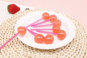 Caramelos Esféricos de Jugo de Frutas Lácticas con <span class=keywords><strong>Semillas</strong></span> de Chía, Sabor Fresa, Venta al Por Mayor de Fábrica OEM/ODM, Personalizados - Product Image 5