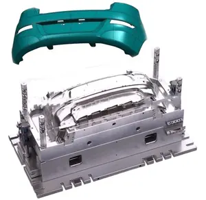Molde de injeção do pára-choque de carro, de alta qualidade, aço, fornecedor, processo de fabricação do amortecedor do carro