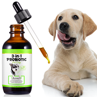 Gouttes Probiotiques Oimmal 30 ml – Compléments Santé Animaux – 300 Milliards d'Enzymes Digestives – Probiotiques pour Chiens