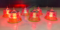 Lampu Peringatan Keselamatan Tenaga Surya Grosir Langsung Pabrik LB-AOB04 IP68 Tahan Air 32.5cd untuk Keselamatan Menara dan Kelautan