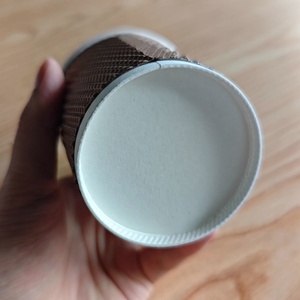 Disposable Ripple Wall Disposable Personalised Logo <b>Takeaway</b> 8oz Disposable <b>Coffee</b> Paper Corrugated Cups - Product Image 5