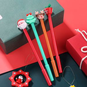 ปากกาลายการ์ตูนน่ารักธีมคริสต์มาส สไตล์สดใสสร้างสรรค์ เหมาะสำหรับนักเรียน นักศึกษา ใช้ในสำนักงาน หรือสอบ - Product Image 2