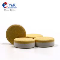 Tablettes nettoyantes pour évier de cuisine biodégradables et écologiques, nettoyant moussant pour évier, désodorisant pour canalisations, élimination des odeurs