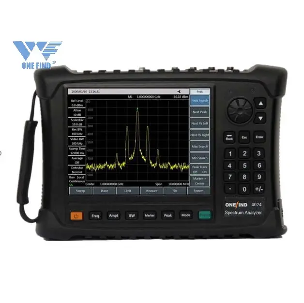 Onefind 4024C 9 кГц ~ 9 ГГц широким диапазоне частот для микроволновок и спутниковый ручной анализатор спектра