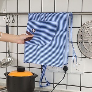 Korean style halter neck cooking apron, household printed <b>bear</b> cooking apron, <b>cute</b> kitchen smock. - Product Image 4