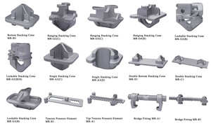 Maxplus - Soportes de Amarre para Contenedores de Acero Estructural Galvanizado en Caliente, Tipo Empotrado, Diseño de Trébol, Montaje en Cubierta Plana o Elevada - Product Image 2