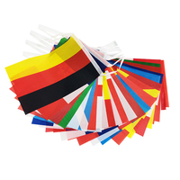 Personnalisé 100% Polyester Rectangle Triangle Fanion Royaume-Uni Royaume-Uni Britannique Union Jack Grande-Bretagne Bunting String Drapeau