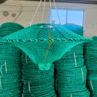 Chine Aquaculture Trap Steel Creel Cage pour escargots de mer ConchTraps à cône et filets de pêche pour la pêche aux escargots de mer