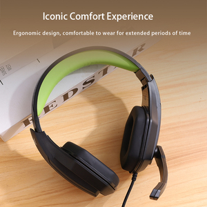 Factory Gaming <strong>Headset</strong> 3.5mm Suitable Earphone Stereo Wired Game Headphones Gaming <strong>Headset</strong> with <strong>Mic</strong> S-18418 - Product Image 5