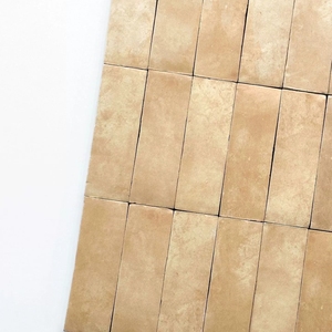 Tuiles en zellige personnalisées en usine, 2x6 pouces, tuiles en argile marocaines faites à la main, décoration murale pour hôtel, <span class=keywords><strong>villa</strong></span>, art, tuiles vintage - Product Image 3