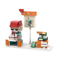 Blocs de construction personnalisés pour figurines miniatures, modèle de personnage en briques, jouet de construction DIY en plastique ABS pour cadeau
