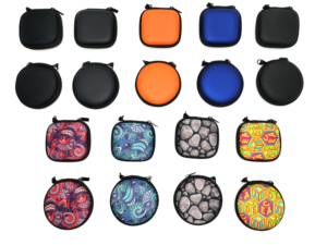 Hộp Đựng Tai Nghe <span class=keywords><strong>EVA</strong></span> Có Khóa Kéo Có Vỏ Cứng Chống Mùi Hình Vuông Nhỏ - Product Image 6