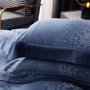 Ensemble de housse de couette Sufang 350tc Jacquard Lyocel <span class=keywords><strong>Kit</strong></span> de literie rafraîchissant moderne pour hôtels disponible Twin Queen pour la maison - Product Image 6