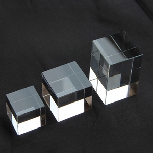 Tùy biến tinh thể trang trí khoảng trống K9 3D laser khắc chamfered tinh thể trong suốt Cube thủ công mỹ nghệ - Product Image 3