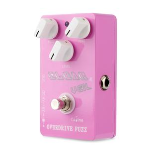 Pédale d'effets Caline CP-32 rose, « Clear Veil », overdrive fuzz, pédale d'effets pour guitare électrique - Product Image 1