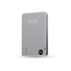 Banque d'alimentation magnétique 5000 mAh, banques d'alimentation magnétiques ultra-minces, banque d'alimentation magnétique sans fil 10000 mAh avec câble, meilleures banques d'alimentation - Product Image 4