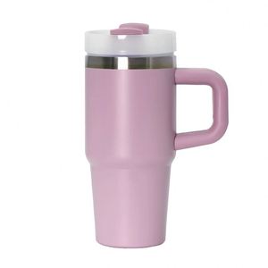 14oz <b>Kids</b> Stainless Steel Straw Tumbler with Handle Insulated Vacuum Travel Cup Outdoor - Product Image 6