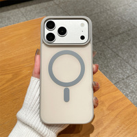 Coque en acrylique pour Samsung Galaxy S26 FE/S26 Ultra/S26 Plus/A27/A57/A37/A07/M17, coque de téléphone magnétique à effet peau, anti-chute, tendance