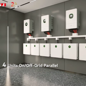 Inversor Híbrido de Bajo Voltaje SAJ 5KW 48V 100A, IP65, 97.6% de Eficiencia, 2 MPPT, Compatible con LiFePO4, Paralelo hasta 4 Unidades - Product Image 5