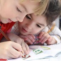 Cartes de Multiplication Personnalisées en Lot de 4 pour l'Éducation des Enfants, Matériel Papier, Améliore l'Apprentissage Cognitif des Nombres