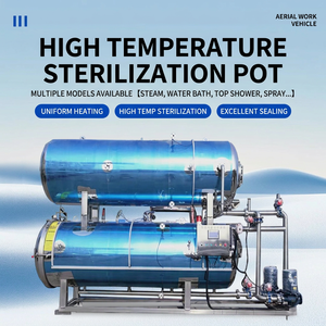 Autoclave de esterilización de alimentos con control de temperatura estable para comidas preparadas y alimentos enlatados, esterilización a alta presión - Product Image 2