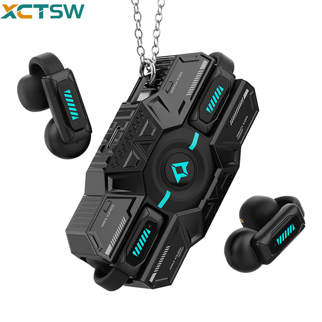 New X43 Wireless Earbuds Bone Conduction Clip-On TWS Stylish Design Noise-Canceling Waterproof Wireless Gaming Earbuds