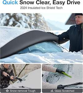 Cubierta Magnética para Parabrisas de Coche 2024, Protector de Parabrisas Resistente para Nieve y Hielo, Protección contra Heladas para Todas las Estaciones - Product Image 4