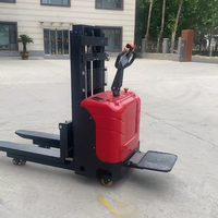 Gerbeur électrique à double élévateur 1T-2T, hauteur de levage 2m-3m, solution compacte pour entrepôt, chariot élévateur