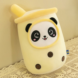<span class=keywords><strong>Coussin</strong></span> géant en peluche Boba Tea 70 cm lesté, super doux et moelleux, design mignon pour les soirées cinéma et la lecture confortable - Product Image 3
