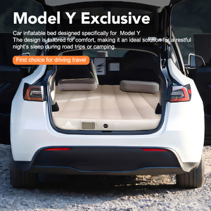 Quick Self-inflating PVC Model Y <strong>Car</strong> <strong>Air</strong> <strong>Mattress</strong> with Flocking Surface <strong>for</strong> Back Seat - Product Image 1