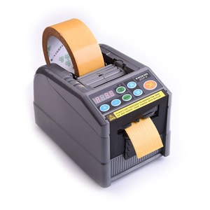Distributeur automatique de ruban adhésif électrique KNOKOO ZCUT-9, antistatique, ABS, 6 longueurs, fonction mémoire, textiles, papier et cartons en plastique - Product Image 1