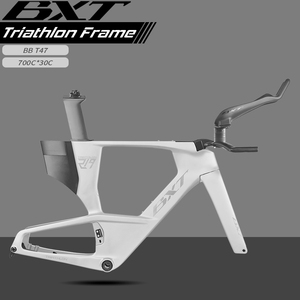 Cadre de triathlon en carbone BXT Triathlon-219 ultra-léger T1000, hydratation Di2, 1650g/790g, barres de repos réglables 321/361mm, couleur personnalisée - Product Image 1