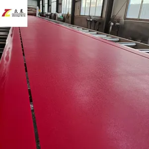 Venta directa de fábrica, alta densidad, impermeable, colorido, tamaño personalizado, 4 'x8', hoja de textura de plástico HDPE