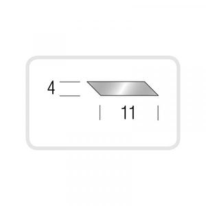 METRICA - 09053 LAMES DE RECHANGE 10 pcs - EAN 8001066090532 COUTEAUX ET COUPEURS - Product Image 2