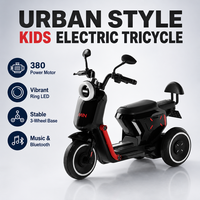 Moto pour enfants tout-terrain avec roues EVA silencieuses, son de moteur réaliste, portes ouvrables, sièges en cuir, certification de sécurité