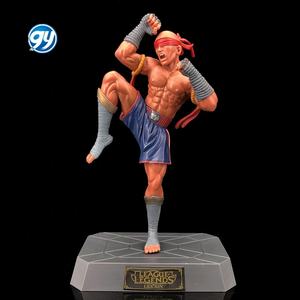 Figurine <span class=keywords><strong>Lee</strong></span> <span class=keywords><strong>Sin</strong></span> le Dieu du Poing de League of Legends, Modèle de collection, Ornement, Cadeau, Artisanat en plastique, Livraison directe - Product Image 4