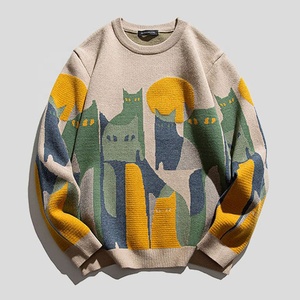 <span class=keywords><strong>Pull</strong></span> Homme Femme Tricoté Y2K, Chandail Polaire de Noël pour Hiver - Product Image 2