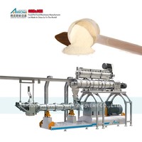 Machine de fabrication automatique de farine de riz nutritive pour aliments pour bébés Moteur de ligne de production de bouillie alimentaire de céréales en poudre nutritionnelle instantanée