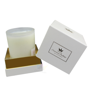 Sorpresa de cartón de lujo rígido único hogar vela, diseño de logotipo personalizado Flip Top Rosa frasco con tapa y vela cajas - Product Image 2