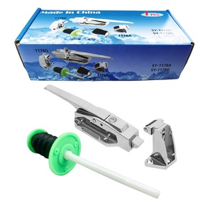 תעשייתי 1178 צבע אבץ חומר סגסוגת תנור אחסון קר מקפיא דלת חדר קר דלת ידית מנעול לשימוש חלון - Product Image 1