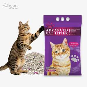 Fournisseur OEM, litière pour chat de haute qualité, forte absorption, facile à nettoyer, litière pour chat à absorption rapide, litière pour chat en bentonite - Product Image 1
