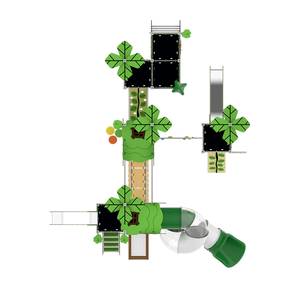 Structures de jeux d'extérieur personnalisées et colorées pour la maternelle et la petite enfance, aire de jeux pour tout-petits, équipement de terrain de jeux commercial <span class=keywords><strong>avec</strong></span> <span class=keywords><strong>toboggan</strong></span> - Product Image 3